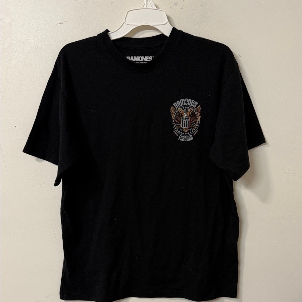 Ramones Black Graphic Men's T-Shirt